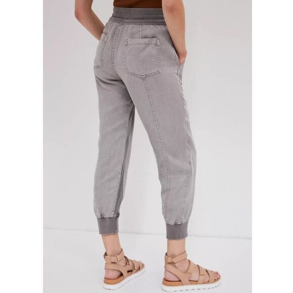 Anthropologie The Nomad High Rise Gray Pull On Joggers Size XS - Picture 3 of 13